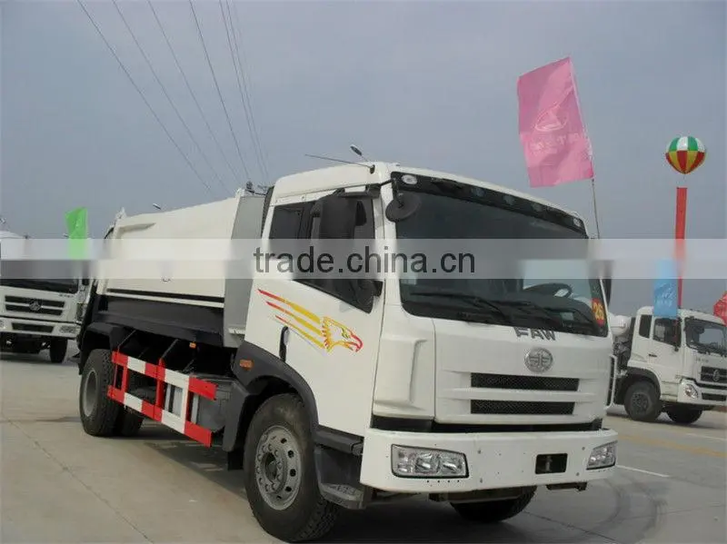 FAW 6m3 Rear Loader Garbage Compactor