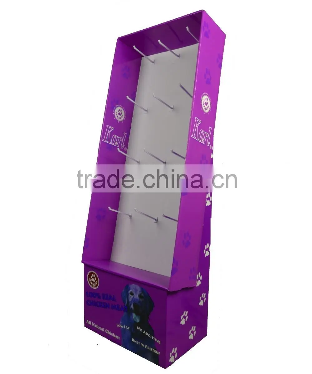 custom retail advertising drug store cardboard pallet display stand