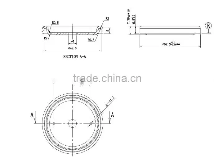 5W E27 LED Bulb A60 LED Heatsink