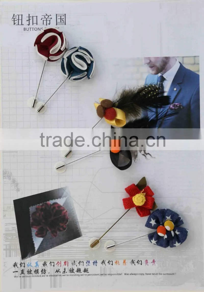 flower lapel pin