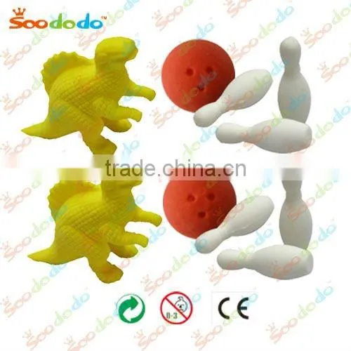 football promotional ideas eraser for kids