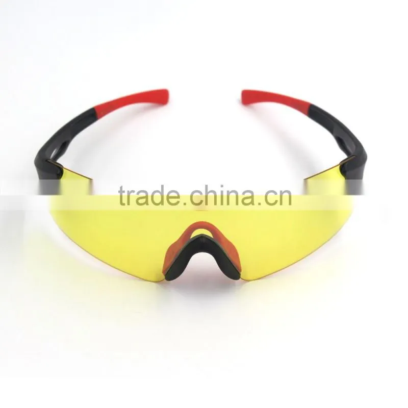 Interchangeable 5 lens full set UV400 sport protective sun glasses tennis eyewear with smaller case