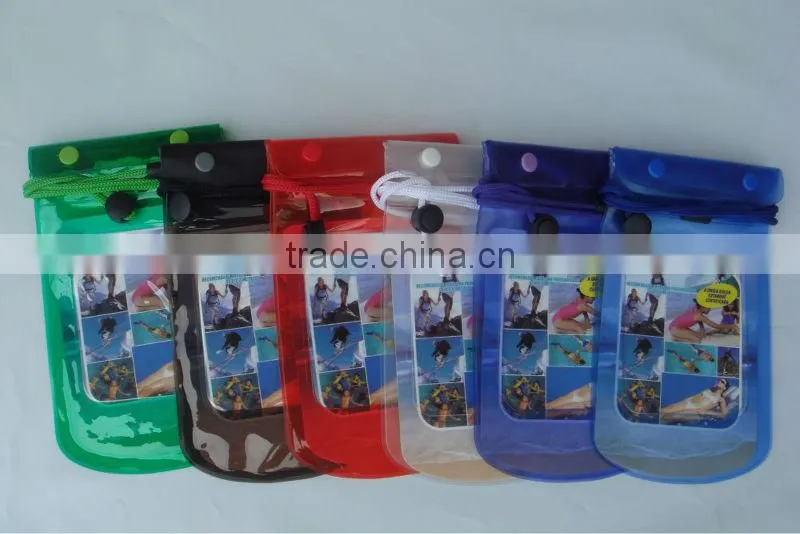 Waterproof Camera Pouch beach bag pouch,mobile waterproof dry bag,promotional gifts