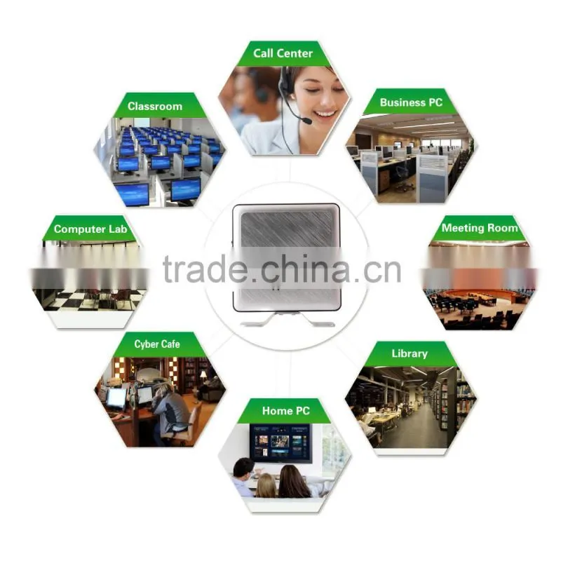 Intel 12V mini PC 1037U for business office working