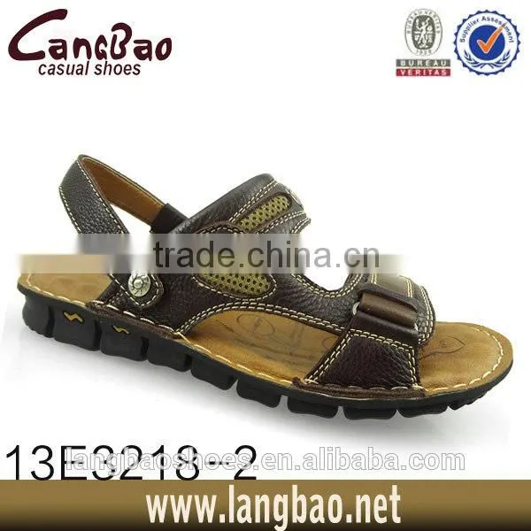 arabic styles men sandal real leather upper