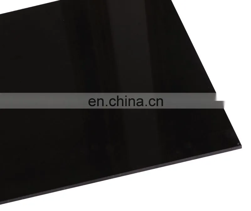 Direct factory sell super black polished porcelain slab tile black kajaria floor tiles 24"x24"