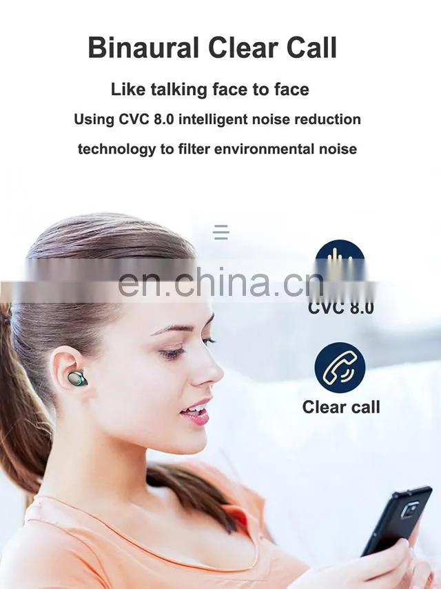 2020 Hot Selling True BT 5.0 Wireless F9 Airbuds