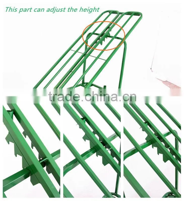 Convenient grocery shelf for supermarket with wheel