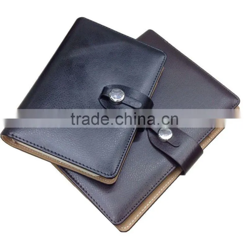 Popular type journal with strap closure