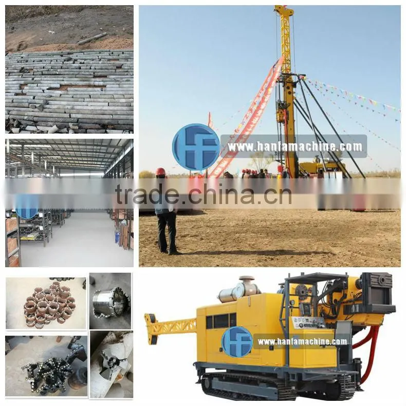 Powerful!Most popular in the market!!!HF-6A trailer type piledriver drilling rig