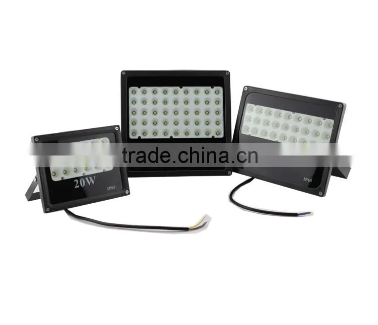Factory price AC85-265V 20-100W IP65 led flood light