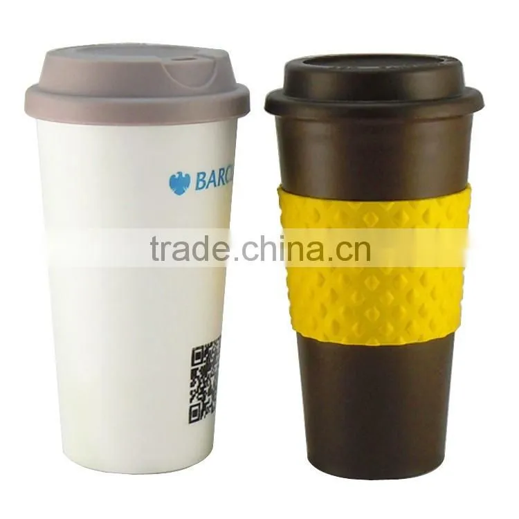 2015 newly good quality silicone stainless steel coffee cup set