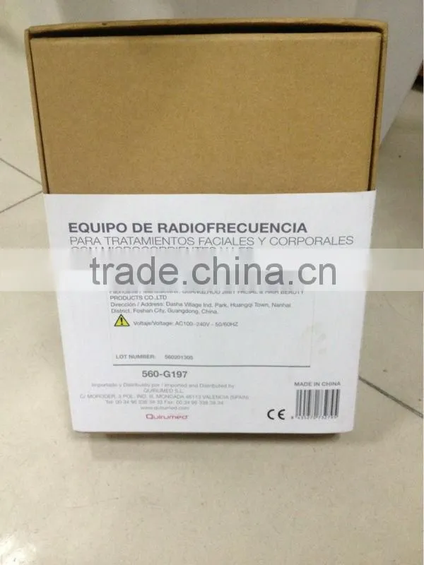 hot sale portable radio frequency electrode face lift machine with led