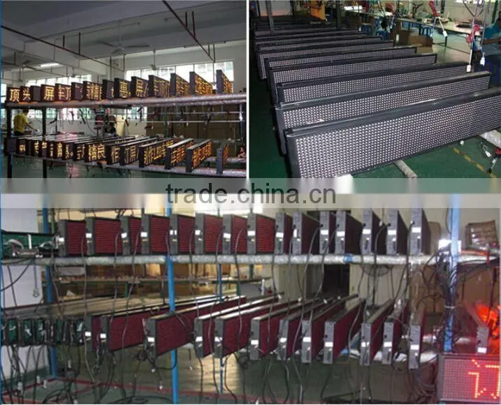 Dual color p16 outdoor dual color led display for expo center