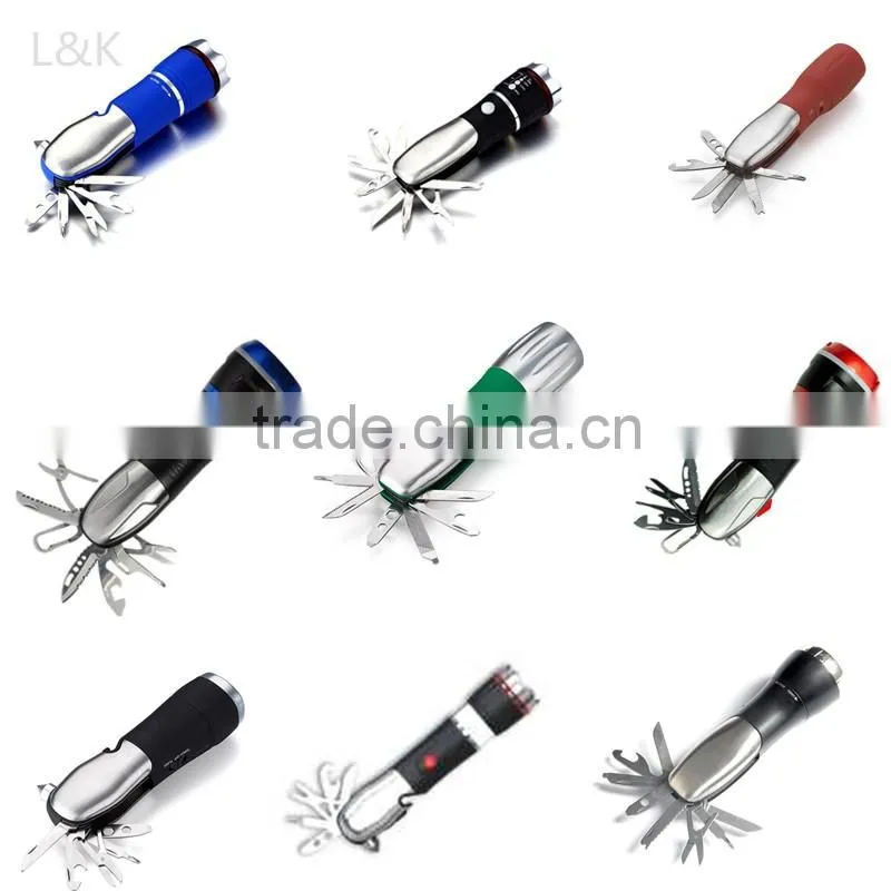 cheap colorful bulk led flashlight torch/led flat torch