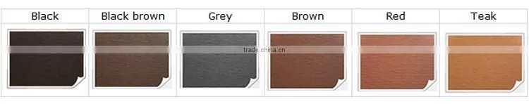 Colourful on line embossed wood grain wpc decking exported to Europe