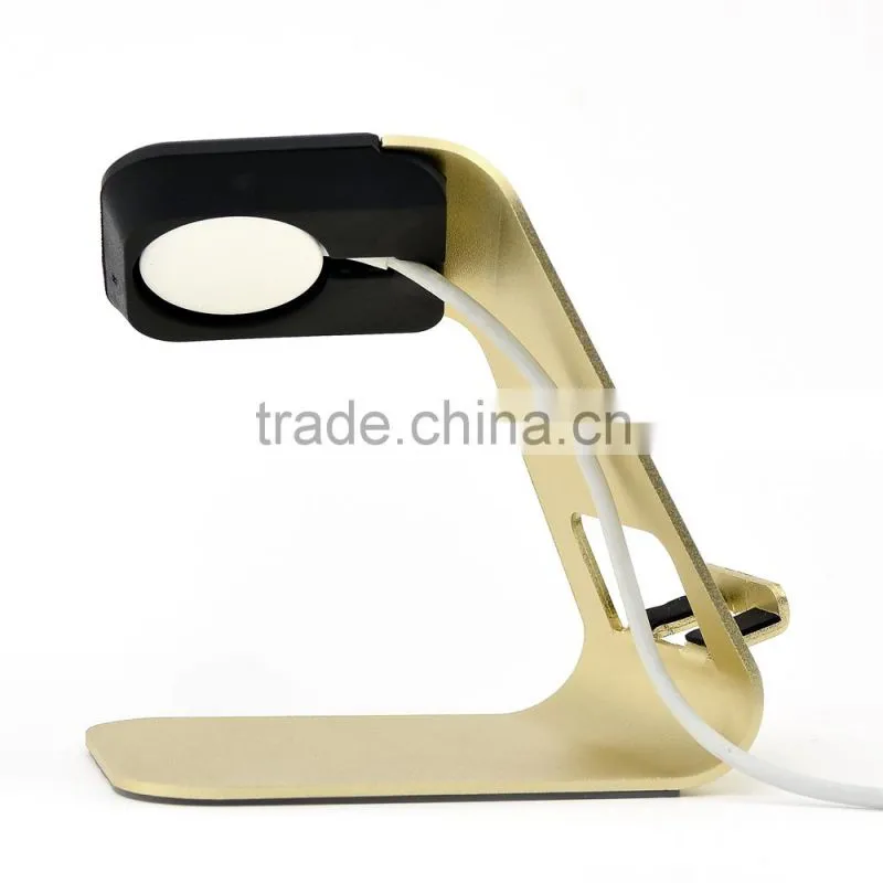 New Arrival Aluminum Stand For I watch Stand Gold Mobile Phone Charge Stand