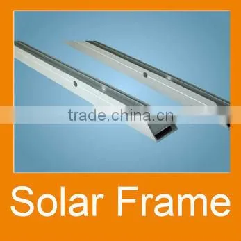 6063-T5 anodized silver AA10/AA15 aluminum solar energy frames MANUFACTURER China