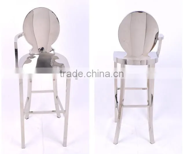 2016 New design stainless steel ghost chair