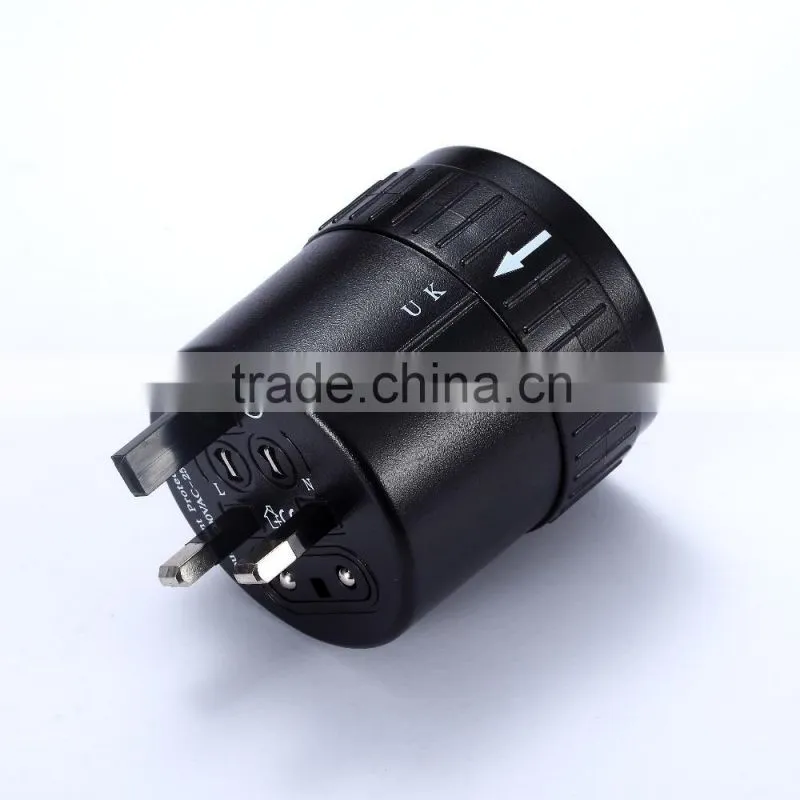 2016 new arrival wall charger with usb port black mini travel charger