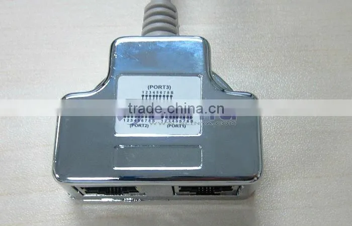 RJ45 Cable Splitter Network Adapter 8P8C Adapter