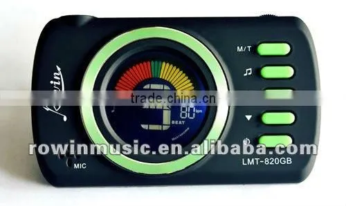 Automatic guitar tuner tuning metro-tuner with tone generator