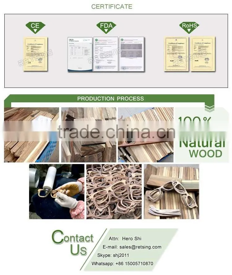 2015 OEM Bamboo Wooden Polarized Sunglasses Cheap Wholesale Sunglasses China Custom Logo Promotional Sunglasses Factory