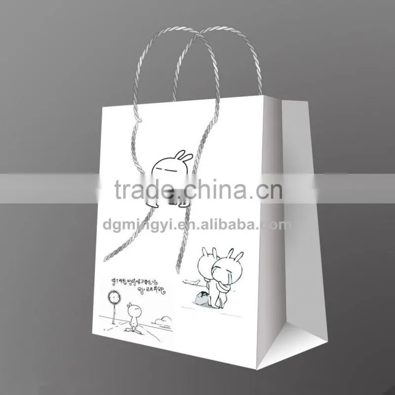 Cheap coffee kraft paper bag with handle