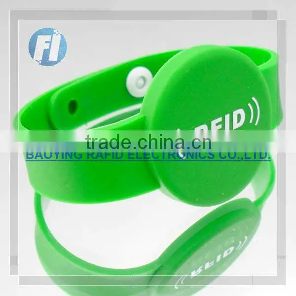 Rf wrist band RFID silicone wrist band