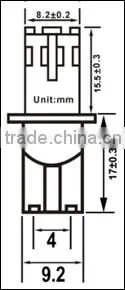 12v dc SMD3014 led T10 car parking light for vehicle
