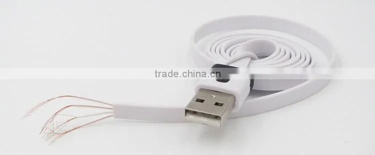 SLT Wholesale 1M 2M 3M Colorful Micro usb charger awm 2725 cable