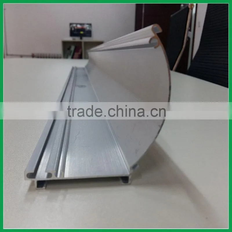 aluminium alloy accessories for zebra blinds cover and curtain rail