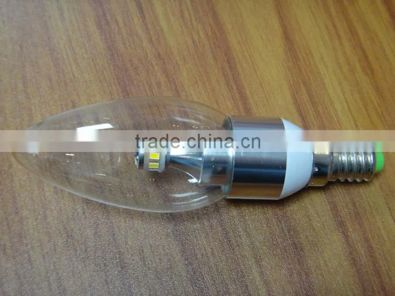 candle shape LED bulb light fixture kit/LED housing