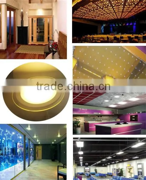 4w led glass panel lamp housing light from side aluminum alloy round new design for high-end interior lighting lamp