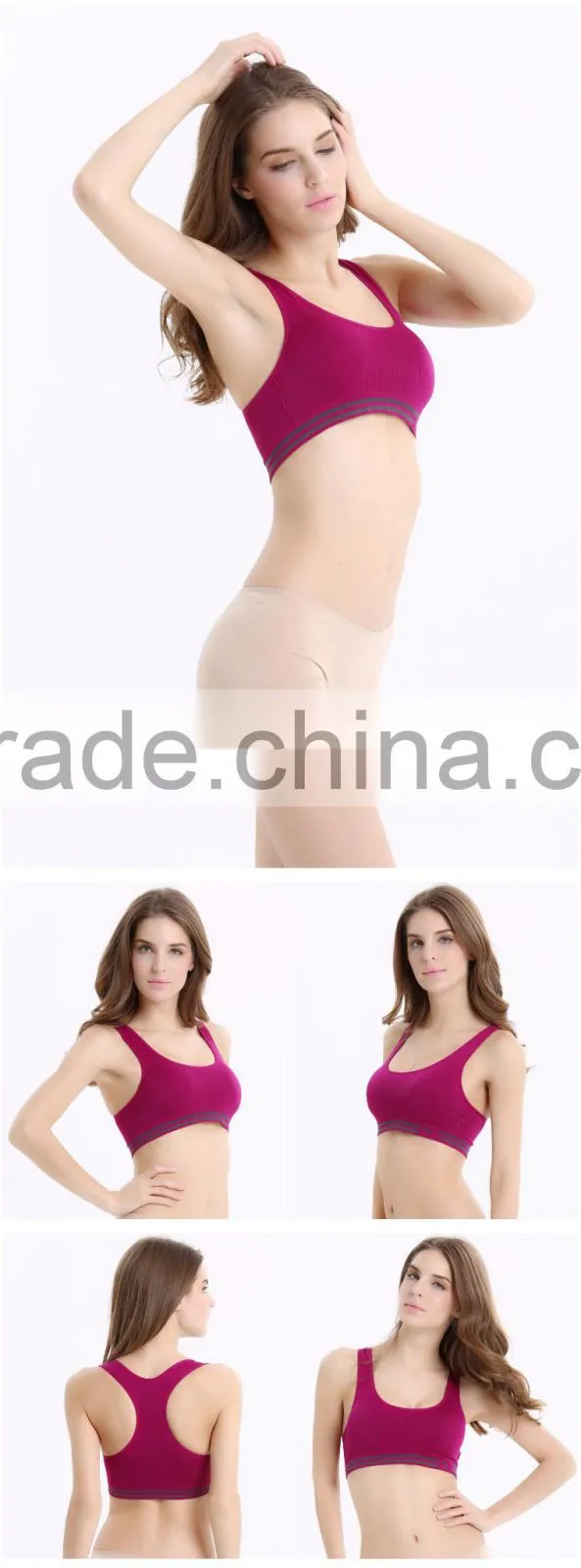 Girl sport seamless bra xxx Photos China