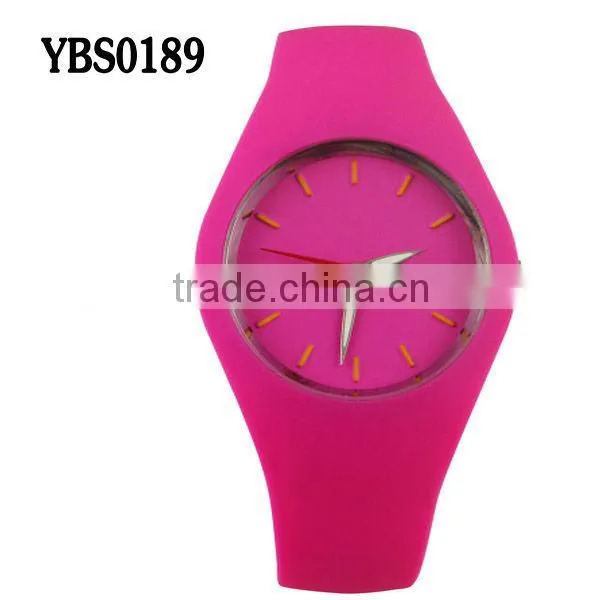 2015 kids silicon comfortable wear watch made in china manufacturer