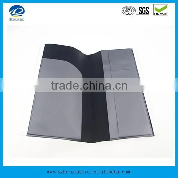 New design high quality PVC ticket holder,passport organizer with zipper on each side
