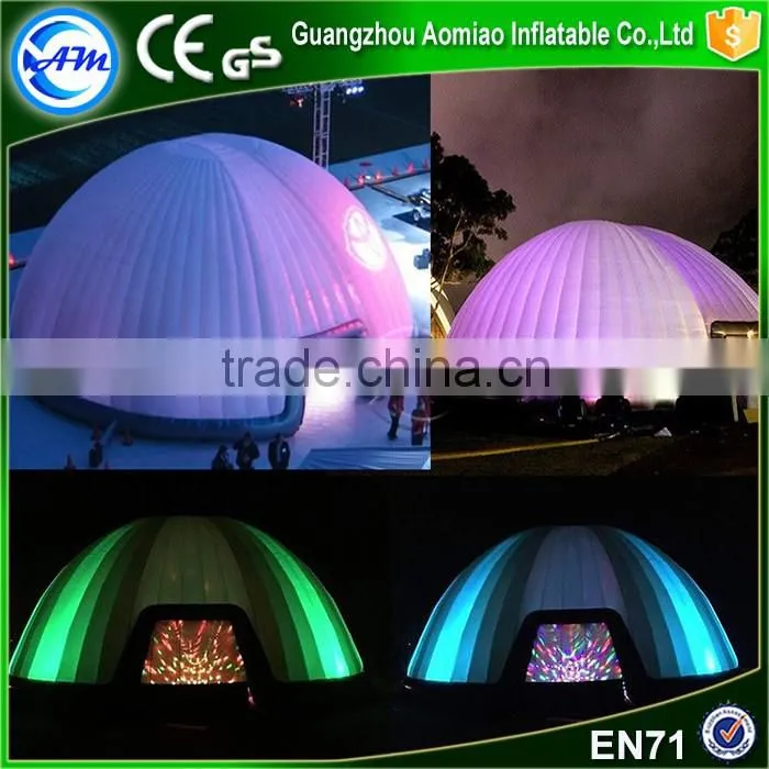 PVC air igloo tent dome inflatable tent canopy for rentals