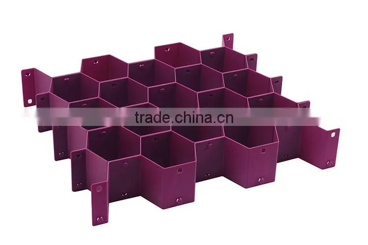 PP 36*6.7*4.5 High quality drawer separator/adjustable plastic storage box/plastic drawer storage box
