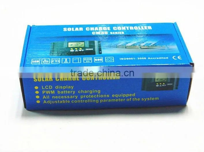 PWM solar charger controller with auto switch 12v/24v