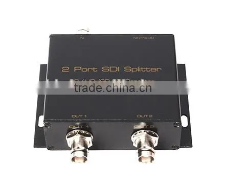 High Quality 2 Way SD/3G/HD SDI Video Splitter 1x2