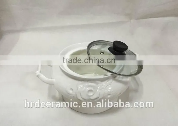 China Manufacturer Stocked small ceramic Porcelain Soup Tureen