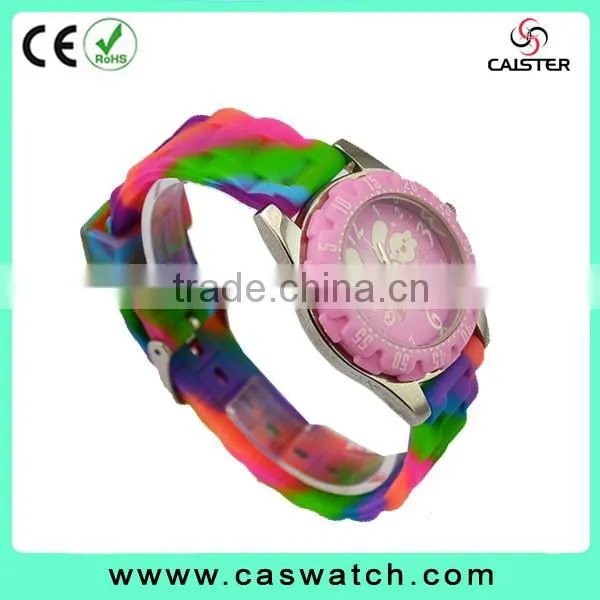 Colorful children watches silicone watches for kids