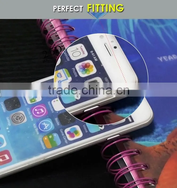 3D full cover Premium Guard Tempered Glassscreen protector for iphone6