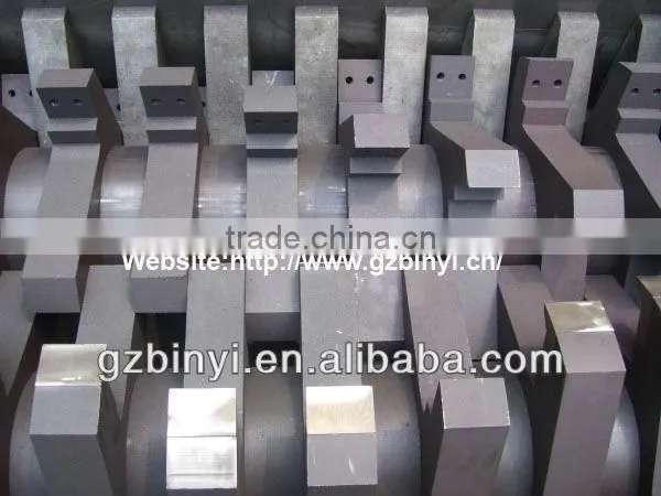 Strong PVC pipes Shredder&Crushing machine,Plastic Two Shaft Shredder Machine