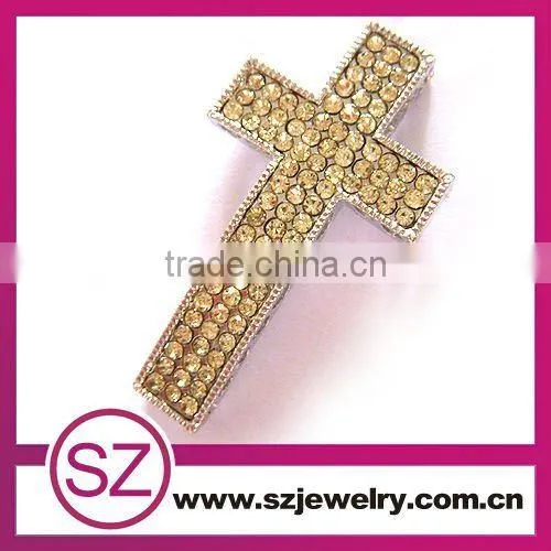 G70 newest green crystal cross religious pendant