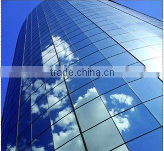 Blue Glass Frameless Unitized Curtain Wall