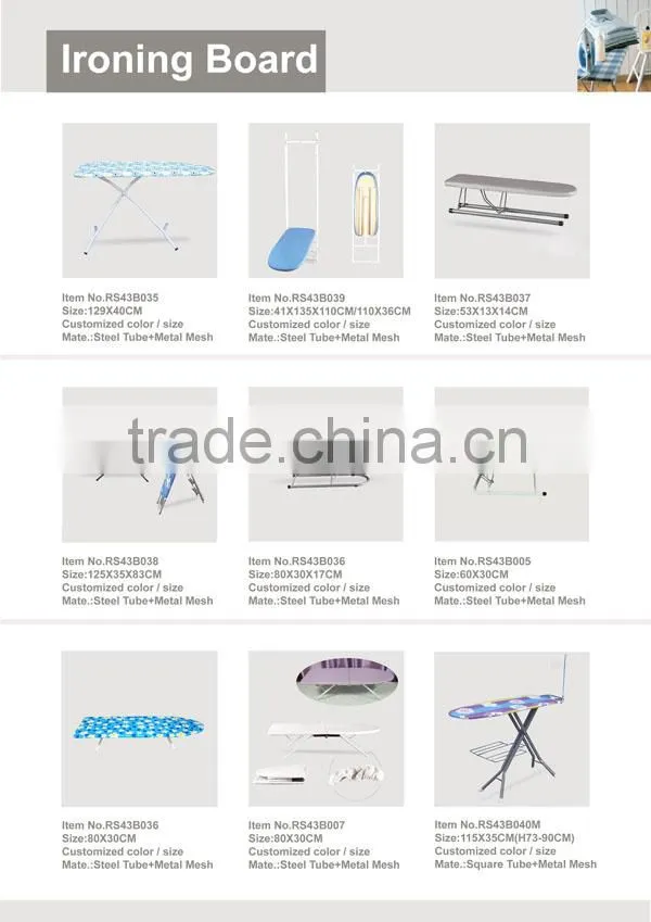 Metal feet Foldable Horizontal large Ironing Board