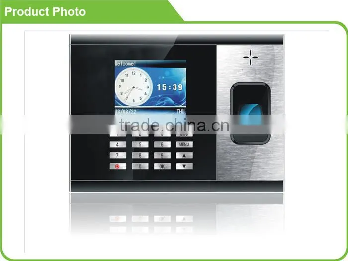 3.0 inch TFT Touch Screen fingerprint access control with TCP/IP &Battery