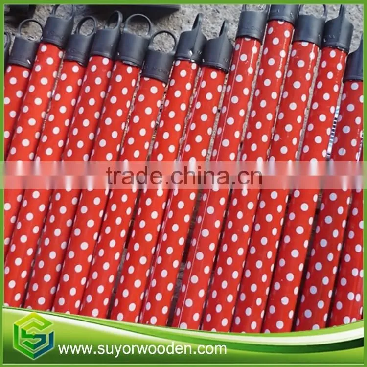 wooden mop stick made by broom stick machine
